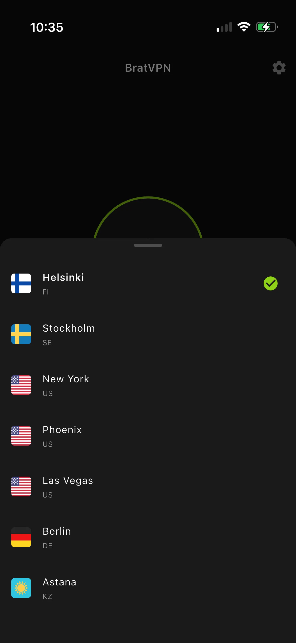 App screenshot